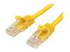 StarTech.com 5m Cat5e Ethernet Netzwerkkabel Snagless mit RJ45 - Cat 5e UTP Kabel - Gelb - Netzwerkkabel - 5 m - Gelb_thumb_1