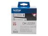 Brother Continuous Labels DK-22251 - 62 mm x 15.24 m - Black/Red on White_thumb_2