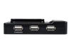 StarTech.com 7 Port USB Hub - 2 x USB 3A, 4 x USB 2A, 1 x Dedicated Charging Port - Multi Port Powered USB Hub with 20W Power Adapter (ST7320USBC) - hub - 6 ports_thumb_2