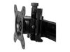 StarTech.com Dual Monitor Mount - Supports Monitors 12" to 24" - Adjustable - VESA Monitor Stand for Desk - Low Profile Base - Horizontal - Black (ARMBARDUO) - stand (adjustable arm)_thumb_5