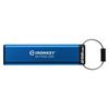 Kingston USB flash drive IronKey Keypad 200 - USB 3.2 Gen 1 - 256 GB - blue_thumb_2