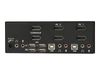 StarTech.com Dual Monitor DisplayPort KVM Switch - 2 Port - USB 2.0 Hub - Audio and Microphone - DP KVM Switch (SV231DPDDUA) - KVM / audio switch - 2 ports_thumb_4