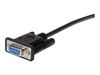 StarTech.com 3m Black Straight Through DB9 RS232 Serial Cable - DB9 RS232 Serial Extension Cable - Male to Female Cable (MXT1003MBK) - serial extension cable - 3 m_thumb_2