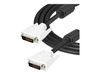 StarTech.com 2m DVI-D Dual Link Cable - Male to Male DVI-D Digital Video Monitor Cable - 25 pin DVI-D Cable M/M Black 2 Meter - 2560x1600 (DVIDDMM2M) - DVI cable - 2 m_thumb_1