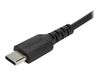 StarTech.com 2m USB A to USB C Charging Cable - Durable Fast Charge & Sync USB 2.0 to USB Type C Data Cord - Aramid Fiber M/M 60W Black - USB-C cable - 2 m_thumb_3