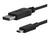 StarTech.com 3ft/1m USB C to DisplayPort 1.2 Cable 4K 60Hz - USB Type-C to DP Video Adapter Monitor Cable HBR2 - TB3 Compatible - Black - external video adapter - STM32F072CBU6 - black_thumb_10