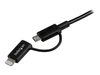 StarTech.com cable - Apple Lightning/Micro USB/USB - 1 m_thumb_4