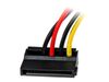 StarTech.com 15cm 4-Pin Molex auf SATA Kabel links gewinkelt - Stecker/Buchse - Netzteil - 15 cm_thumb_3