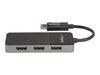 StarTech.com 3 Port DisplayPort MST Hub - 3 x 4K - DP 1.4 Monitor Splitter - video/audio splitter - 3 ports_thumb_4