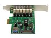 StarTech.com 7 Port PCI Express USB 3.0 Karte - PCIe USB 3.0 (Super Speed) Schnittstellenkarte / Controller 6 x Extern und 1 x Intern - USB-Adapter - PCIe 2.0_thumb_2