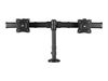 StarTech.com Dual Monitor Mount - Supports Monitors 13" to 27" - Adjustable - Desk Clamp or Grommet-Hole Desk Mount for Dual VESA Monitors - Black (ARMBARDUOG) - stand_thumb_1