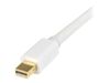 StarTech.com Mini DisplayPort to HDMI Converter Cable - 3 ft (1m) - mDP to HDMI Adapter with Built-in Cable - (M / M) Ultra HD 4K - White (MDP2HDMM1MW) - adapter cable - DisplayPort / HDMI - 1 m_thumb_4