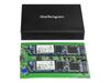 StarTech.com Dual-Slot Hard Drive Enclosure for M.2 SATA SSDs - USB 3.1 (10Gbps) - Aluminum - M.2 to SATA - Raid Drive Enclosure (SM22BU31C3R) - flash storage array_thumb_2