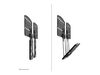 Neomounts WL30-265BL1 mounting kit - Ultra-Flat, fixed - for digital signage LCD panel / LCD display - black_thumb_5