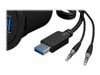 ICY BOX 3 Port Tisch-Hub mit SD/micro SD Kartenleser, USB Type-A Anschluss und Audio Ein-/Ausgang IB-HUB1404A_thumb_4