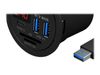 ICY BOX 3 Port Tisch-Hub mit SD/microSD Kartenleser, USB Type-A Anschluss und Ladestromanzeige IB-HUB1404_thumb_14
