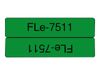 Brother Labels FLE7511 - 72 pcs. - 21 mm x 45 mm - Black on Green_thumb_2