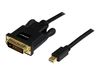 StarTech.com 3 ft Mini DisplayPort to DVI Adapter Cable - Mini DP to DVI Video Converter - MDP to DVI Cable for Mac / PC 1920x1200 - Black (MDP2DVIMM3B) - DisplayPort cable - 91.44 cm_thumb_1