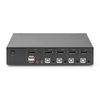 DIGITUS - KVM-Switch - DP, DP-Ausgang, USB - 4 Anschlüsse - an Rack montierbar_thumb_3