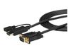 StarTech.com HDMI to VGA Cable – 6ft 2m - 1080p – Active Conversion – HDMI to VGA Adapter Cable for Your VGA Monitor / Display (HD2VGAMM6) - video converter - black_thumb_1