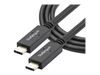 StarTech.com USB-C Kabel mit Power Delivery (5A) - St/St - 1m - USB 3.1 (10Gbit/s) - Zertifiziert - USB 3.1 Typ-C Kabel - USB 3.1 Gen 2 - USB Typ-C-Kabel - 1 m_thumb_2