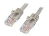StarTech.com 15m Gray Cat5e / Cat 5 Snagless Patch Cable - patch cable - 15 m - gray_thumb_2