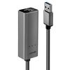 Lindy 43313 Kabeladapter USB-A RJ-45 Silber_thumb_1
