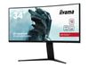 Iiyama Curved LED-Display G-MASTER Red Eagle GCB3480WQSU-B1 - 86.4 cm (34") - 3440 x 1440 UWQHD_thumb_2