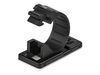 StarTech.com 100 Adhesive Cable Management Clips Black, Network/Ethernet/Office Desk/Computer Cord Organizer, Sticky Cable/Wire Holders, Nylon Self Adhesive Clamp UL/94V-2 Fire Rated - Nylon 66 Plastic - TAA (CBMCC2) - cable clips - TAA Compliant_thumb_1