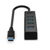 Lindy 43324 Schnittstellen-Hub USB 3.2 Gen 1 (3.1 Gen 1) Type-A 5000 Mbit/s Schwarz_thumb_4
