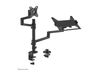 Neomounts DS20-425BL2 mounting kit - full-motion adjustable arm - for LCD display / notebook - black_thumb_7