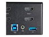 StarTech.com 2-Port Dual Monitor HDMI KVM-Switch - 4K 60Hz UHD HDR - Desktop 4K HDMI 2.0 KVM-Switch mit 2-Port USB 3.0 Hub (5 Gbit/s) und 4x USB 2.0 HID, Audio - Hotkey-Switching - TAA (SV231DHU34K6) - KVM-/Audio-Switch - 2 Anschlüsse - TAA-konform_thumb_5