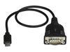 StarTech.com USB-C auf Seriell Adapter - USB C zu RS232 Kabel - USB Typ C auf DB9 Kabeladapter - Windows / MacOS / Linux kompatibel - Kabel USB / seriell - DB-9 zu 24 pin USB-C - 40 cm_thumb_2