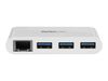 StarTech.com 3 Port USB C Hub w/ Gigabit Ethernet – USB Type C to 3 x USB-A – Multi Port USB 3.0 Hub for MacBook Pro (HB30C3A1GEA) - hub - 3 ports_thumb_5