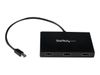 StarTech.com 3 Port Mini DisplayPort MST Hub - 4K 30Hz - Mini DP to HDMI Video Splitter for Multiple Monitors - mDP to HDMI (MSTMDP123HD) - video/audio splitter - 3 ports_thumb_3