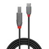 Lindy 36941 USB Kabel USB 2.0 1 m USB C USB B 0,48 Gbit/s Schwarz_thumb_2