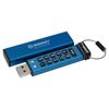 Kingston USB flash drive IronKey Keypad 200 - USB 3.2 Gen 1 - 256 GB - blue_thumb_1