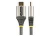 StarTech.com 6ft (2m) Premium Certified HDMI 2.0 Cable with Ethernet, High Speed Ultra HD 4K 60Hz HDMI Cable HDR10, ARC, HDMI Cord For Ultra HD Monitors, TVs, Displays, w/ TPE Jacket - Durable HDMI Video Cable (HDMMV2M) - HDMI cable with Ethernet - 2 m_thumb_2