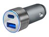 LogiLink car power adapter - USB, USB-C - 36 Watt_thumb_2