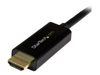 StarTech.com DisplayPort to HDMI Cable – 6ft / 2m - 4K 30Hz – Black – DP to HDMI Adapter Cable for Your 4K HDMI Monitor / TV (DP2HDMM2MB) - video cable - DisplayPort / HDMI - 2 m_thumb_4