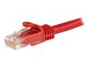 StarTech.com 5m CAT6 Ethernet Cable - Red Snagless Gigabit CAT 6 Wire - 100W PoE RJ45 UTP 650MHz Category 6 Network Patch Cord UL/TIA (N6PATC5MRD) - patch cable - 5 m - red_thumb_2