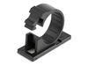 StarTech.com 100 Adhesive Cable Management Clips Black, Network/Ethernet/Office Desk/Computer Cord Organizer, Sticky Cable/Wire Holders, Nylon Self Adhesive Clamp UL/94V-2 Fire Rated - Nylon 66 Plastic - TAA (CBMCC3) - cable clips - TAA Compliant_thumb_2