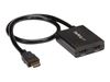 StarTech.com HDMI Cable Splitter - 2 Port - 4K 30Hz - Powered - HDMI Audio / Video Splitter - 1 in 2 Out - HDMI 1.4 - video/audio splitter - 2 ports_thumb_2