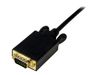 StarTech.com 1,8m Mini DisplayPort auf VGA Kabel - mDP auf VGA Adapter/ Konverter bis zu 1920x1200 - St/St - Schwarz - Videokonverter - Schwarz_thumb_2