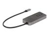 StarTech.com 3-Port USB-C MST Hub, USB Type-C to 3x HDMI Multi-Monitor Adapter for Laptop, Triple HDMI up to 4K 60Hz w/ DP 1.4 Alt Mode and DSC, HDR, 1ft (30cm) Cable, USB Bus-Powered - Multi-Stream Transport Hub (MST14CD123HD) - Video-/Audio-Splitter - 3_thumb_3