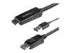 StarTech.com 2m (6ft) HDMI to DisplayPort Cable 4K 30Hz - Active HDMI 1.4 to DP 1.2 Adapter Cable with Audio - USB Powered Video Converter - Videokabel - DisplayPort / HDMI - 2 m_thumb_1