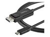 StarTech.com 6ft (2m) USB C to DisplayPort 1.2 Cable 4K 60Hz - Reversible DP to USB-C / USB-C to DP Video Adapter Monitor Cable HBR2/HDR - USB / DisplayPort cable - 2 m_thumb_3