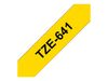 Brother laminated tape TZe-641 - Black on yellow_thumb_1