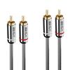 Lindy 35348 Audio-Kabel 5 m 2 x RCA Anthrazit_thumb_1