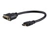 StarTech.com HDMI Male to DVI Female Adapter - 8in - 1080p DVI-D Gender Changer Cable (HDDVIMF8IN) - video adapter - HDMI / DVI - 20.32 cm_thumb_2